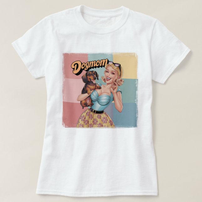 Dachshund t-shirt wiener dog sausage dog dogmom (Design Front)