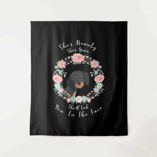 Dachshund Tapestry (Front)