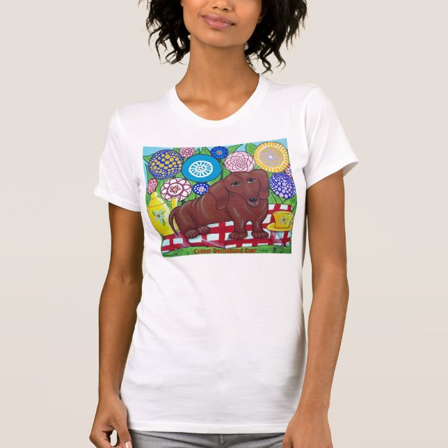 Dachshund Tee Shirt (Front)