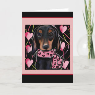Dachshund    thank you card