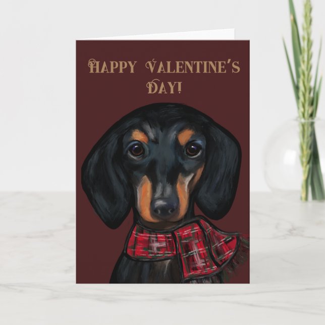 DACHSHUND      THANK YOU CARD (Front)