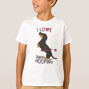 Dachshund The Hullern Smart Hooping Sport Dog T-Shirt