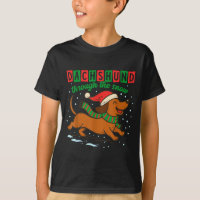Dachshund Through The Snow Funny Christmas Wiener 