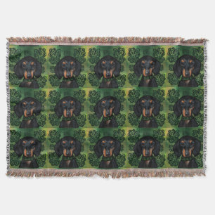 DACHSHUND             THROW BLANKET