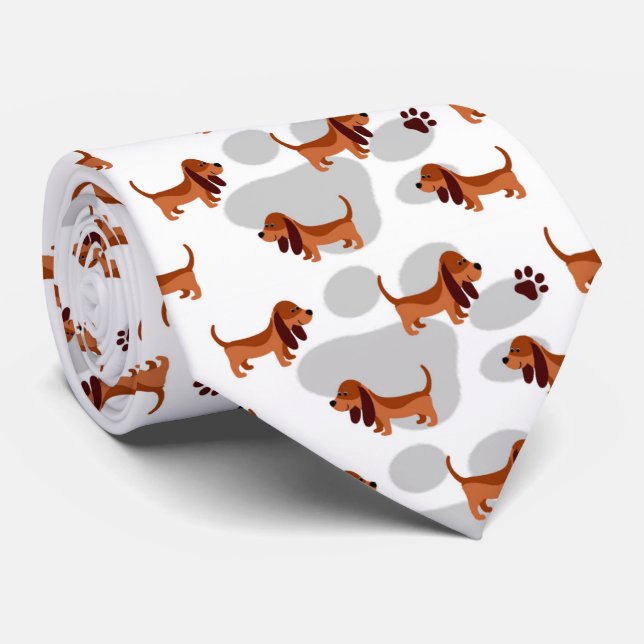 Dachshund   tie (Rolled)