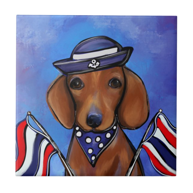 Dachshund    tile (Front)