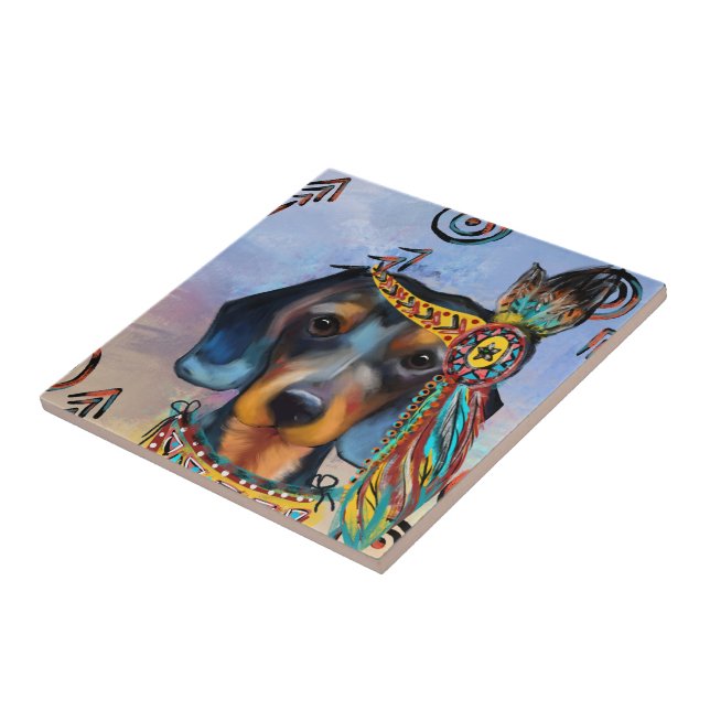 DACHSHUND   TILE (Side)