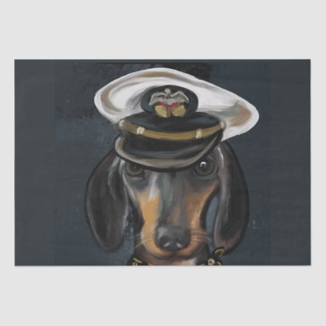 Dachshund         tissue paper (Front)