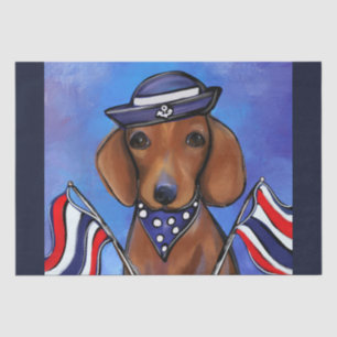 Dachshund tissue paper