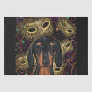 Dachshund tissue paper