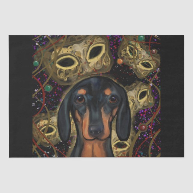 Dachshund         tissue paper (Front)