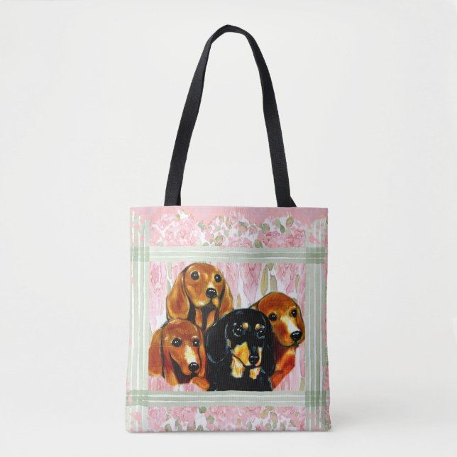Dachshund Tote Bag (Front)