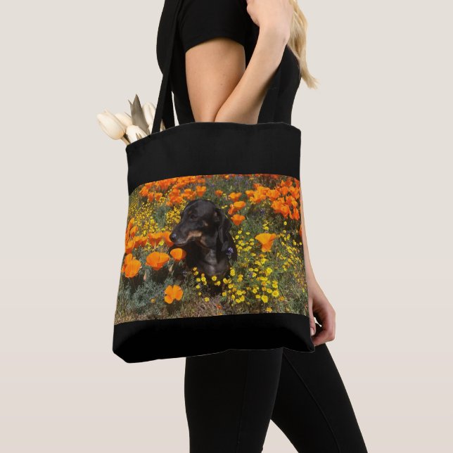Dachshund  tote bag (Close Up)