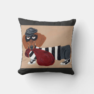 Dachshund Treat Thief Burglar Cushion