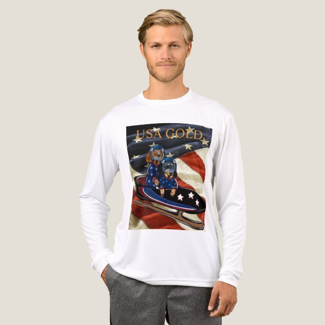 DACHSHUND  Tri-Blend SHIRT (Front Full)