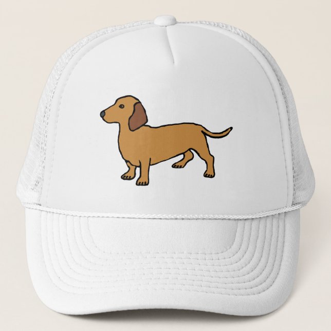 Dachshund Trucker Hat (Front)