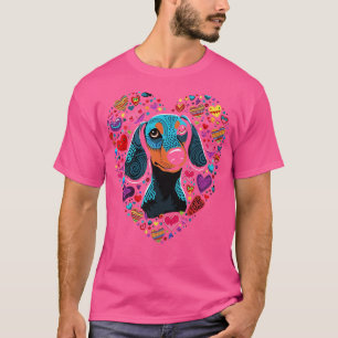 Dachshund Valentine Day T-Shirt