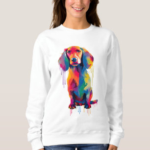 Dachshund Vibrant and Colourful Sweatshirt