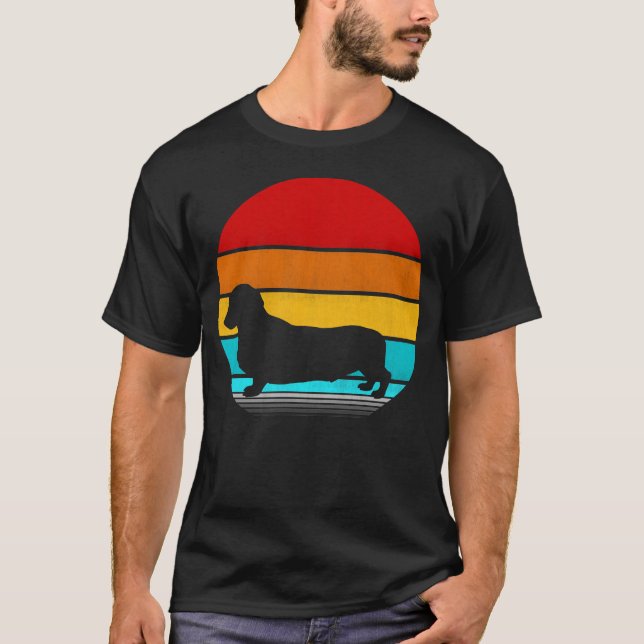 dachshund vinatge T-Shirt (Front)