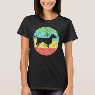 Dachshund Vintage Retro Dachshund Dog T-Shirt
