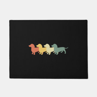 Dachshund Vintage Retro Doormat