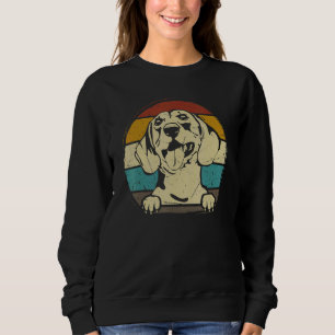 Dachshund Vintage Silhouette 60s 70s Retro Dog 1 Sweatshirt