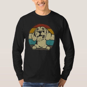 Dachshund Vintage Silhouette 60s 70s Retro Dog 1 T-Shirt