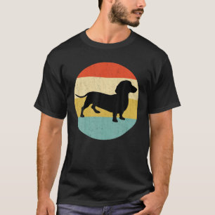 Dachshund Vintage Teckel Retro T-Shirt