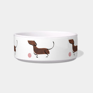 dachshund w/ ball (teckel met bal) bowl