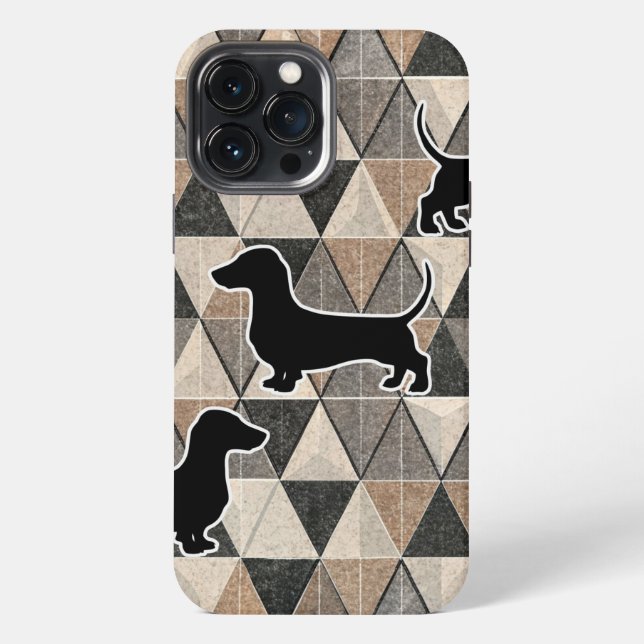 Dachshund Walking iPhone Case (Back)