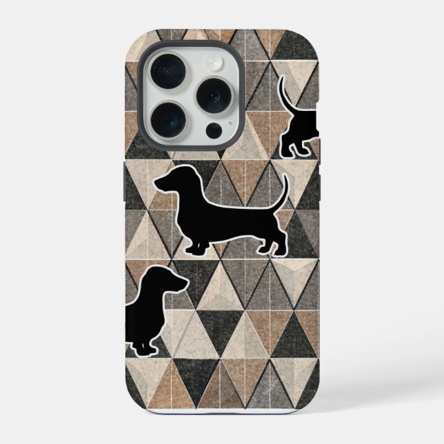 Dachshund Walking iPhone Case (Back)