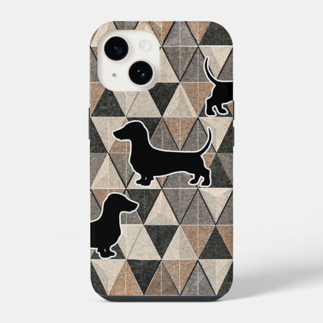 Dachshund Walking iPhone Case (Back)