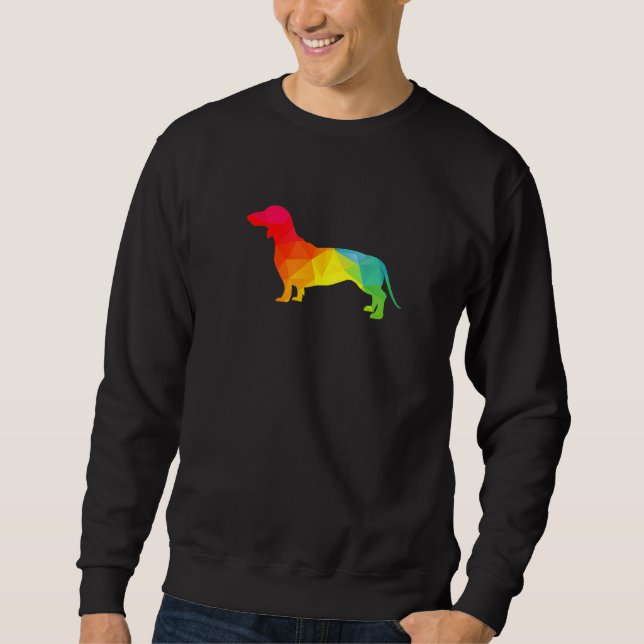 Dachshund Watercolor Dog Mum Sweatshirt (Front)