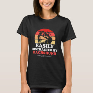 Dachshund Weenie Wiener Doxie Sausage Dog Doggy Pu T-Shirt