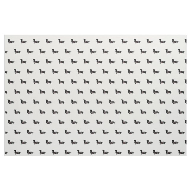 Dachshund "Weiner Dog" Love Fabric (Yard)