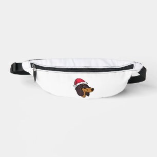 Dachshund Weiner Dog Santa Christmas Bum Bags