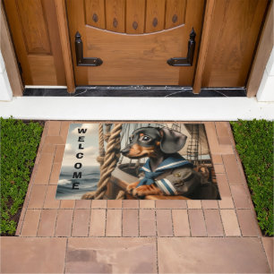 DACHSHUND WELCOME DOORMAT