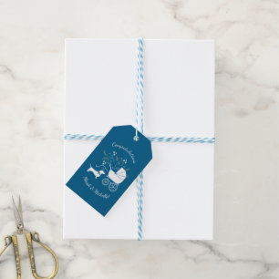Dachshund Wiener Dog Baby Shower Gift Tags
