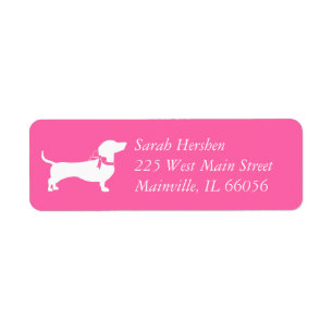 Dachshund Wiener Dog Baby Shower Pink Girl