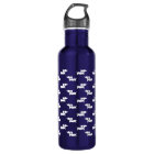 Dachshund Wiener Dog Blue Water Bottle
