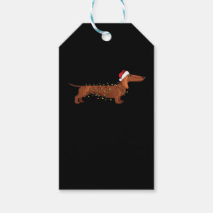 Dachshund Wiener Dog Christmas Light Essential T-S Gift Tags