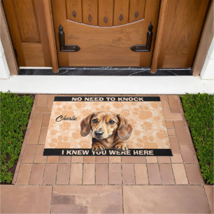 DACHSHUND WIENER DOG DOORMAT