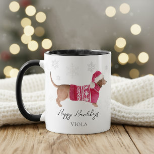Dachshund Wiener Dog Holiday Season Mug