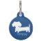 Dachshund Wiener Dog ID Dog Tag Blue