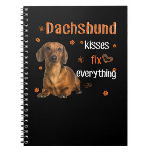 Dachshund Wiener Dog Kisses Fix Everything 84 Doxi Notebook