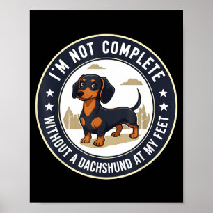 Dachshund Wiener Dog  Poster