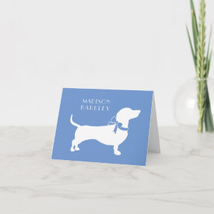 Dachshund Wiener Dog Puppy Note Card