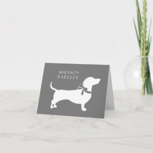 Dachshund Wiener Dog Puppy Note Card