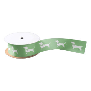 Dachshund Wiener Dog Puppy Satin Ribbon