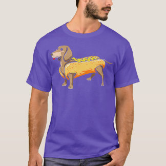 Dachshund Wiener Dog w Hot Dog Costume Puppy T-Shirt